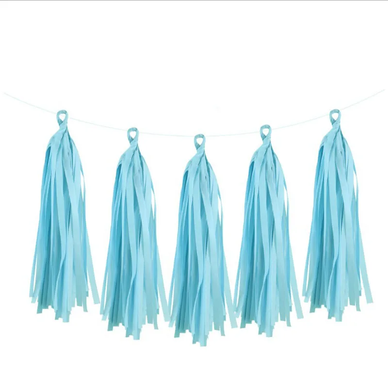 Tassel z bibuły Dekoracja urodzinowa Wisząca girlanda Wstążka Kurtyna Baby Shower Decor Parti Celebration Supplies — zdjęcie 7