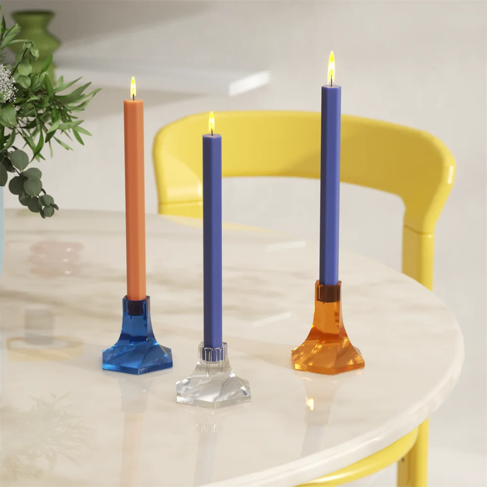 

Шестигранная коническая силиконовая форма для свечей, сделай сам, форма для ароматических свечей ручной работы, принадлежности для изготовления свечей