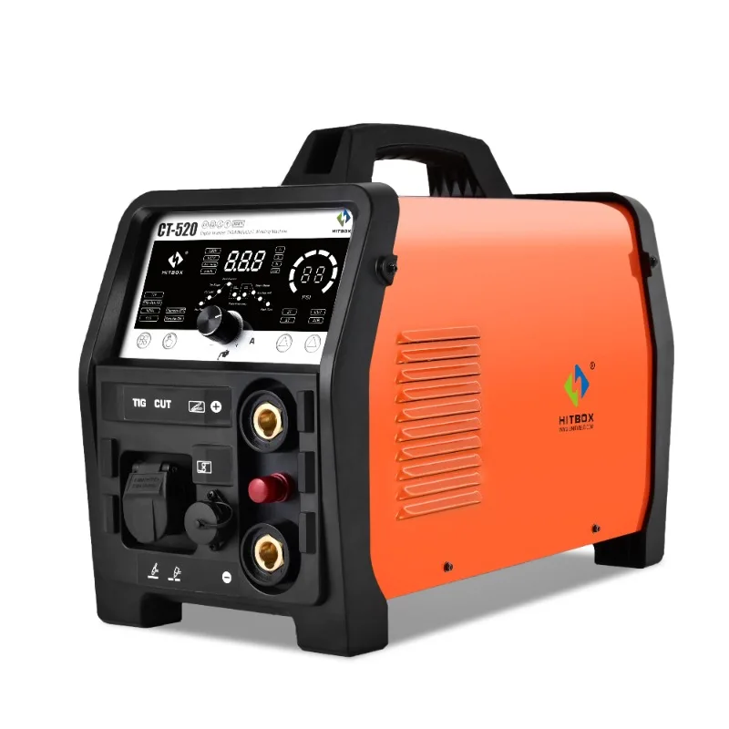 4in1 Plasma Cutter/TIG/ TIG Pulse/MMA CT520 Welding Machine Digital Control Portable Welder Machine