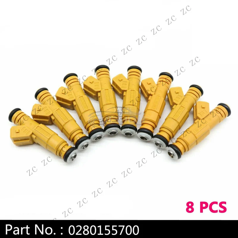 Z+ 8PCS Fuel Injectors For Ford F-250 F-350 Mercury 4.6L 5.0L 6.8L 0280155700
