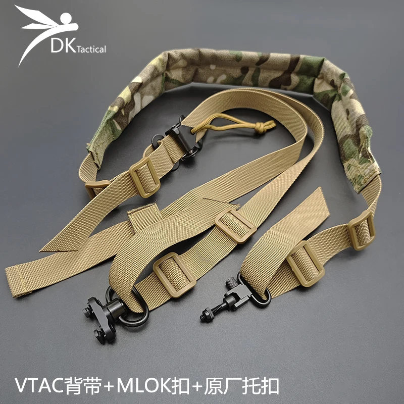 

Airsoft Rapid Adjust Rifle Rope VTAC Tactical Shooting Weapon Shoulder Strap 2 Point With MLOK Button Rifle Slings Accessories