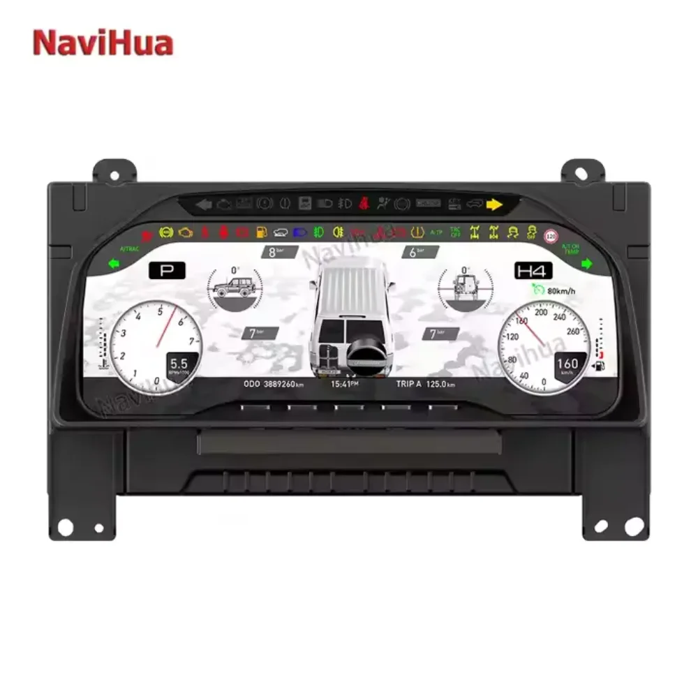 NaviHua Headunit automotive Car Digital Cluster LCD Dashboard Speedometer Cockpit For Toyota Land Cruiser LC70 71 76 78 79