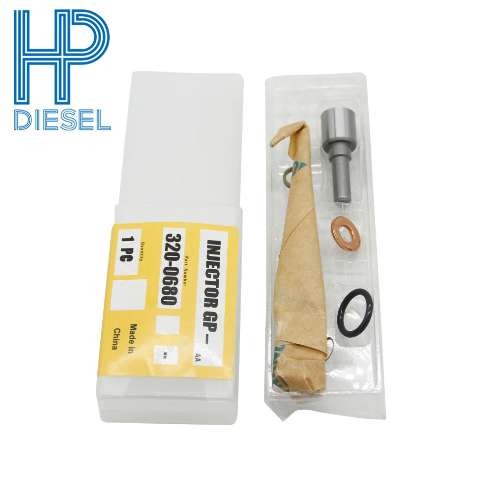 6pcs, Repair Kit, for Bosch Structure Injector 320-0680/2645A747, Nozzle, Control Valve, Seal Kit, for CAT C6.6 / 323D Engine