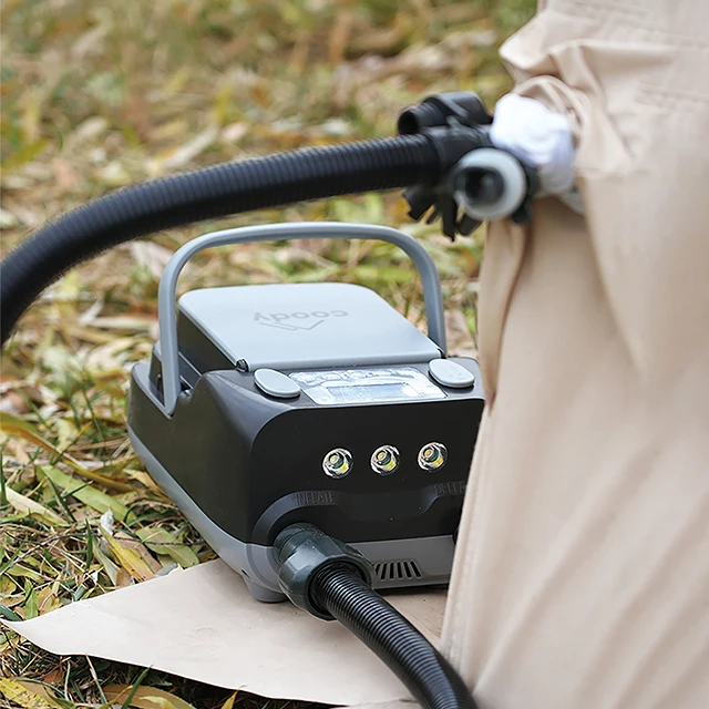 Bomba de aire inflable eléctrica Coody para acampar al aire libre y accesorios de tienda