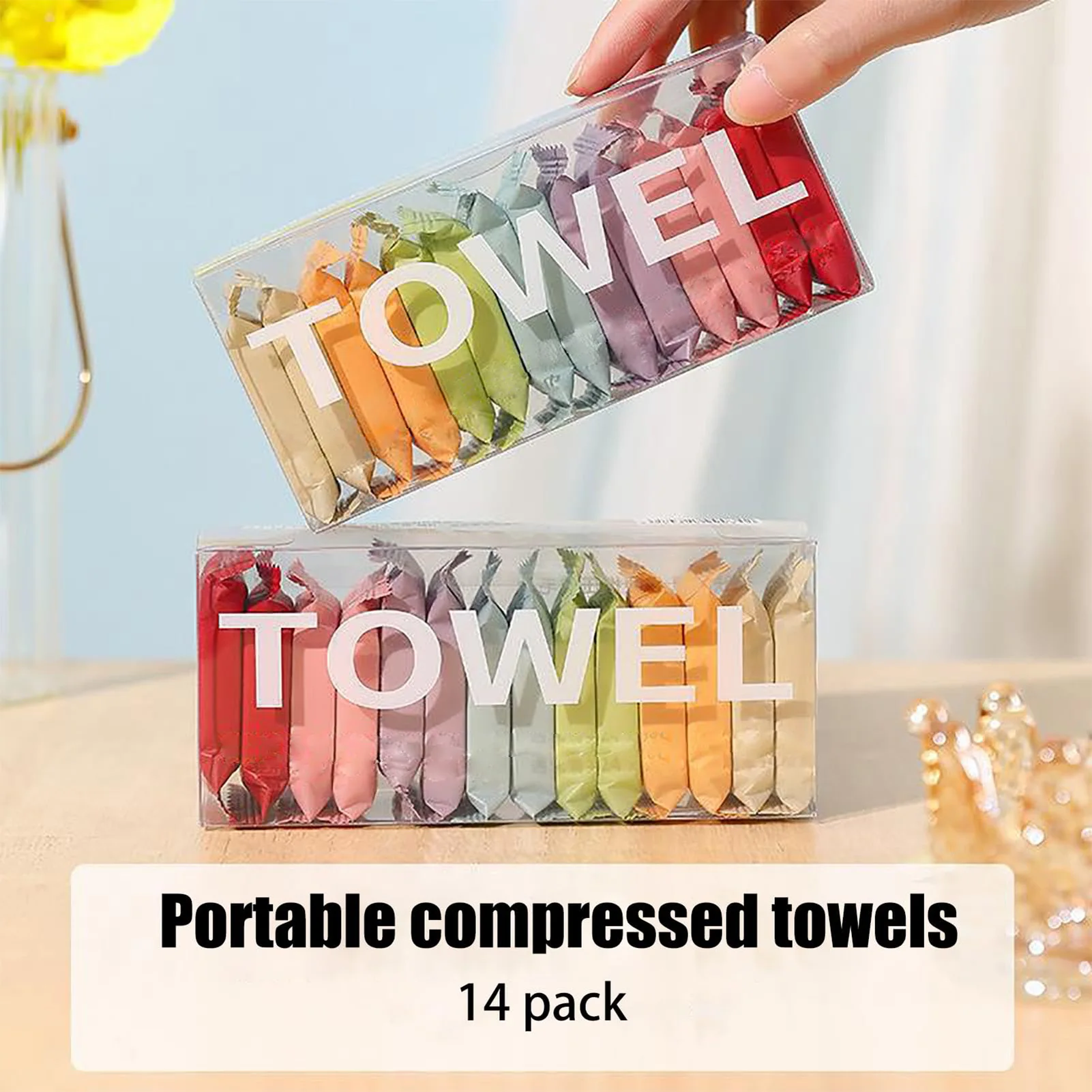 Disposable Compressed Towel Tablets Eco-Friendly Multi-Functional Pets Cleaning Towel Suitable for Outdoor Travel