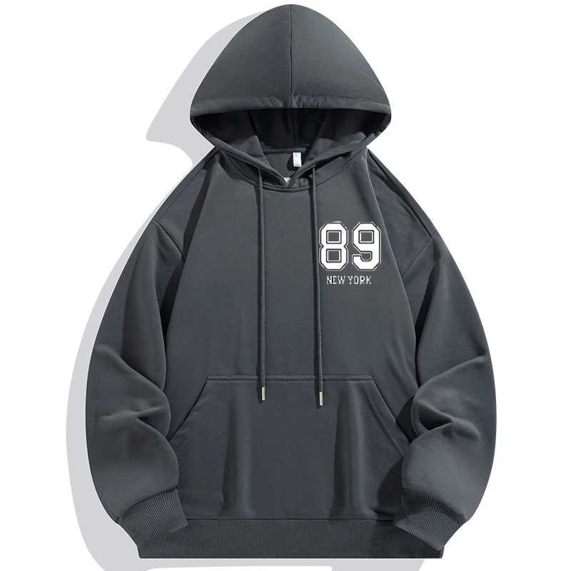 حجم كبير الرجال هوديس أسود رمادي البلوز الخريف الشتاء طويلة الأكمام بلوفر قطني 5XL 6XL 7XL 90-180 كجم ملابس كبيرة الحجم #6