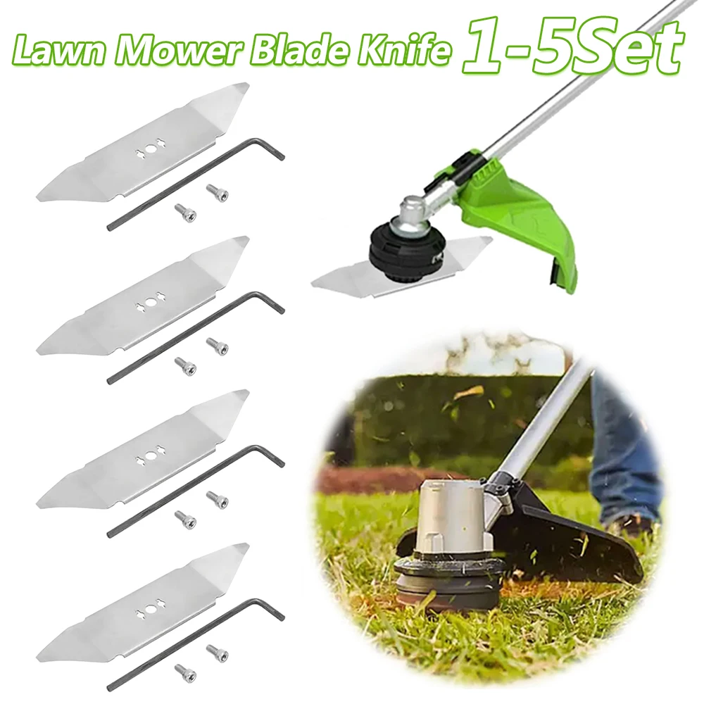 

Сменные лезвия для ножей из нержавеющей стали с шестигранным ключом, аксессуары для садовой газонокосилки для газонокосилки Robomow RX, 1-5 компл.