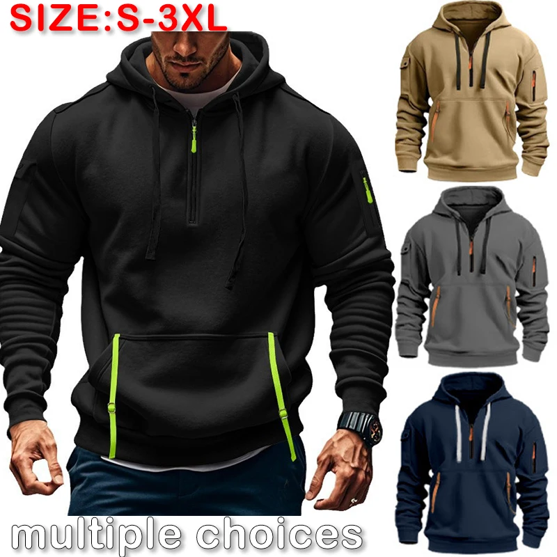 

Fashionable new men's casual Dora chain arm bag pullover hoodie hooded sweatshirt daily sports warm hoodie
