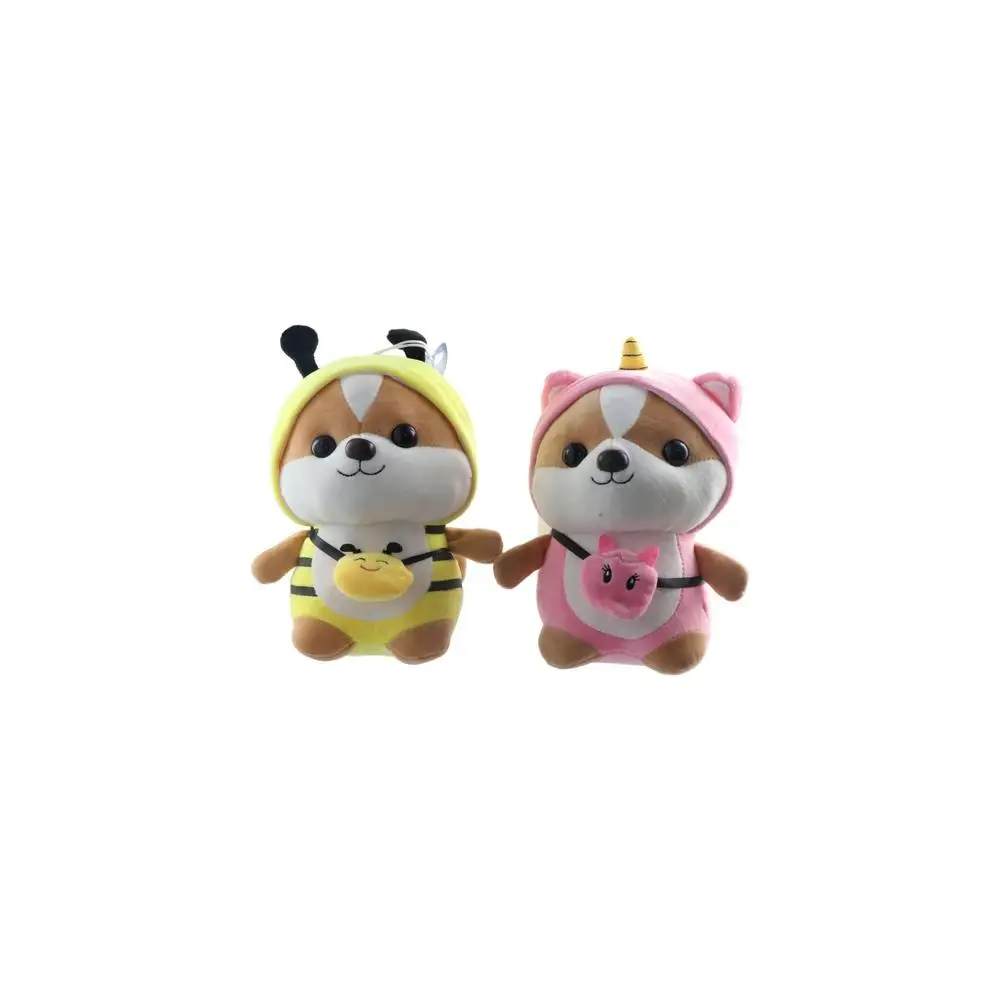 

Mutable Creative Elk Bee Send Female Children's Doll Corgi Chai Pillow Shiba Inu Plush Toy Squirrel Doll Dinosaur Plush Toy