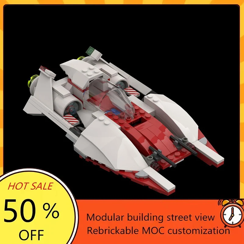 

196PCS Popular Space War Movie Model MOC Building Bricks Spaceship Modular Technology Gifts Holiday Assemble Children Toy Suit