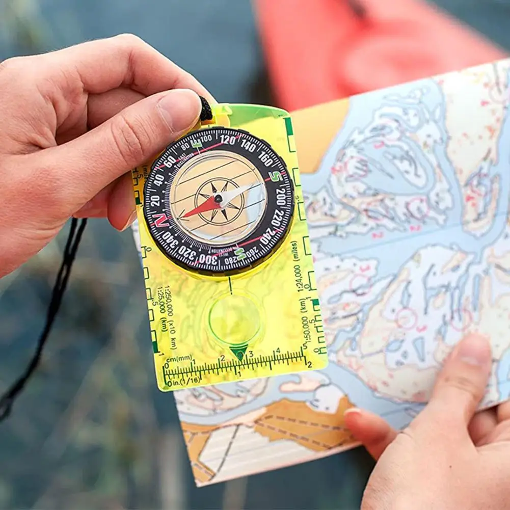 Waterproof Compass Compact Waterproof Orienteering Compass with High Sensitivity for Accurate Positioning Easy Navigation