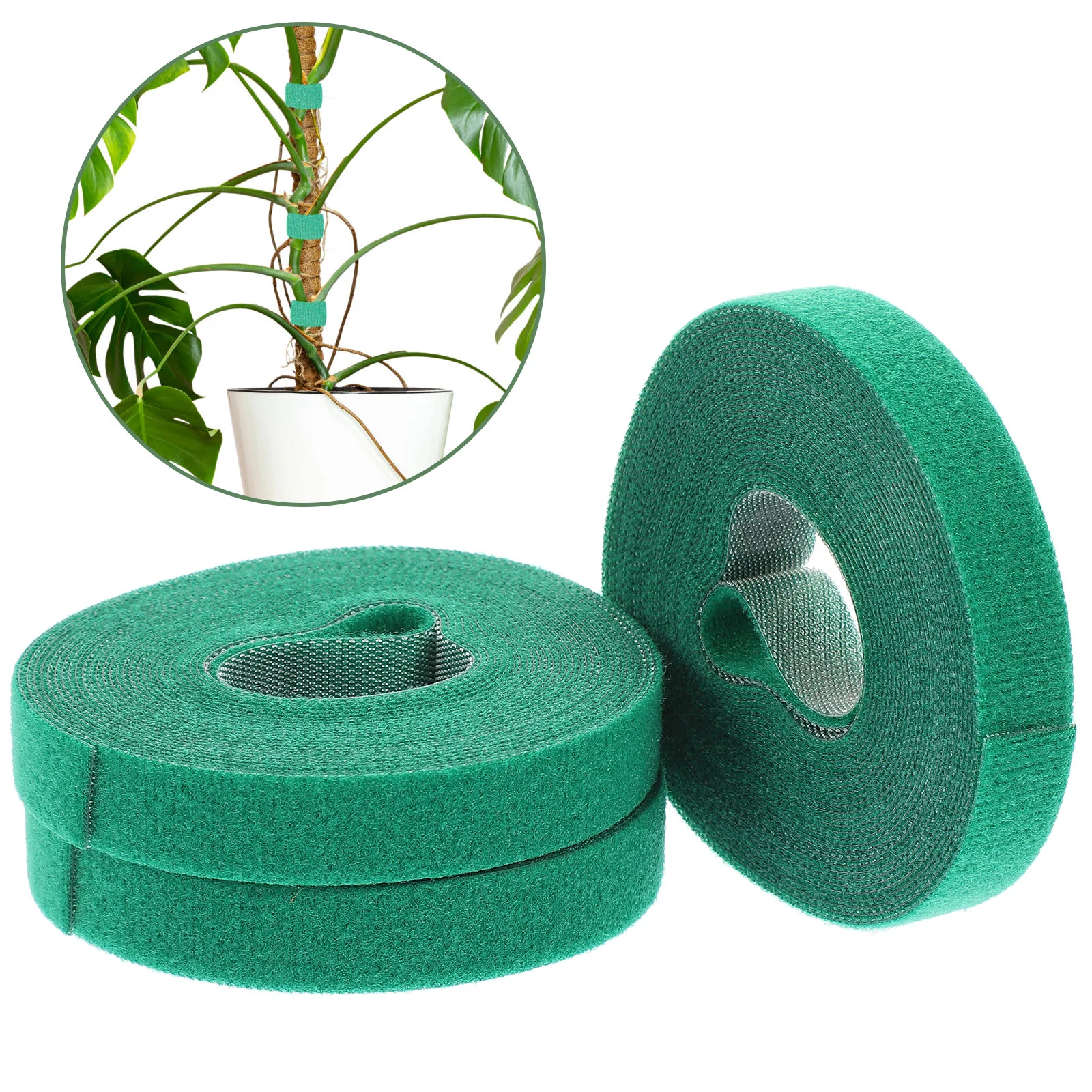 

3 Pcs Wire Holder Green Tape Plant Tie Vinyl Stake Bread Mixing Bowl with Lid Nylon