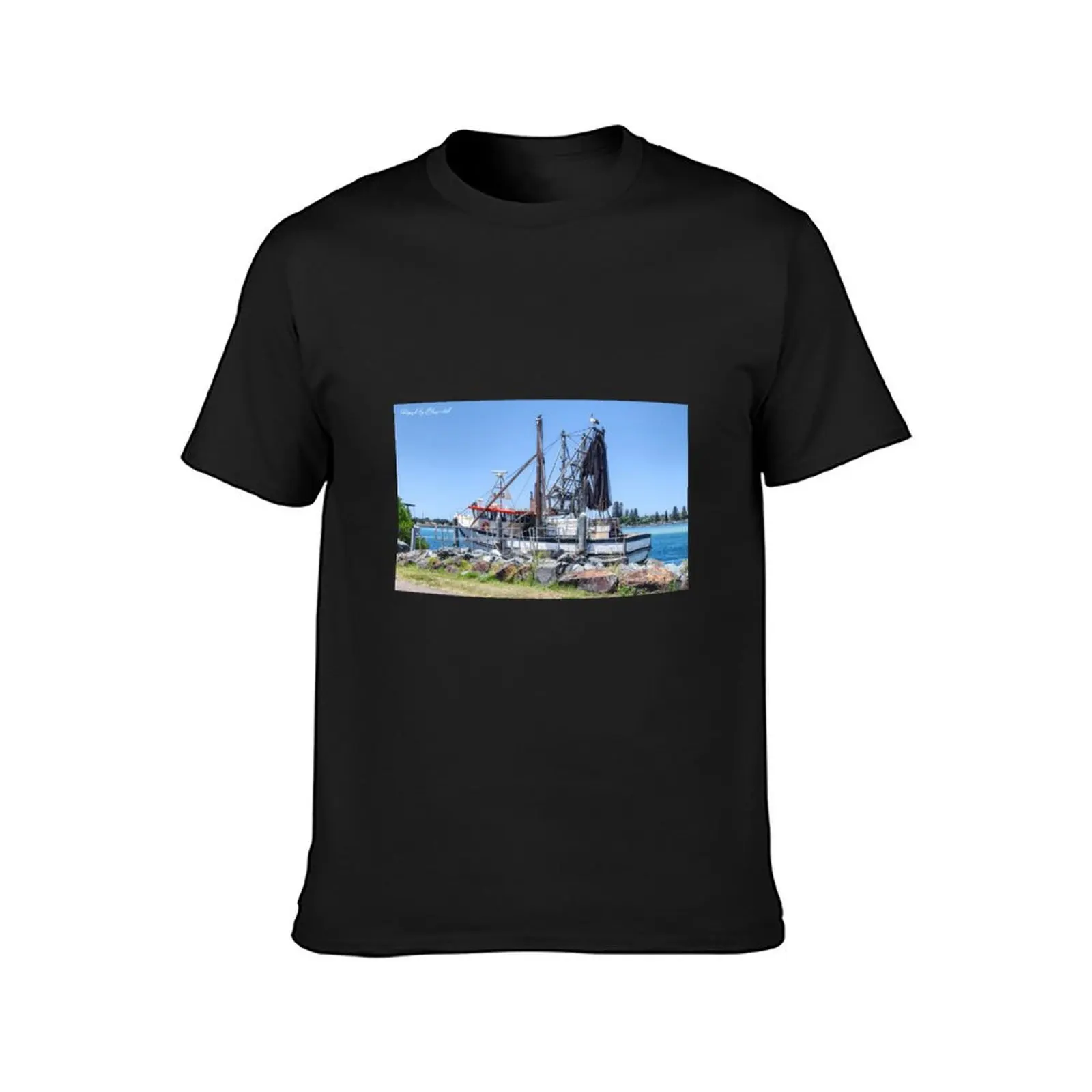 Fishing Trawler Tuncurry 203 T-Shirt cute tops Blouse animal prinfor boys funnys fitted t shirts for men