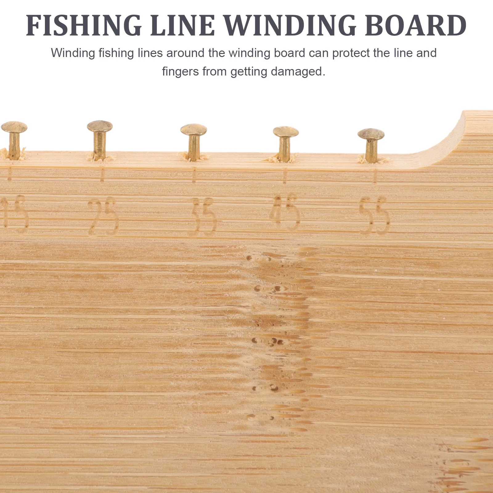 

1Pc Easy Carry Fishing Line Winder 35-60Cm Bamboo Fishing Line Holder Fishing Accessories Fishing String Organizer