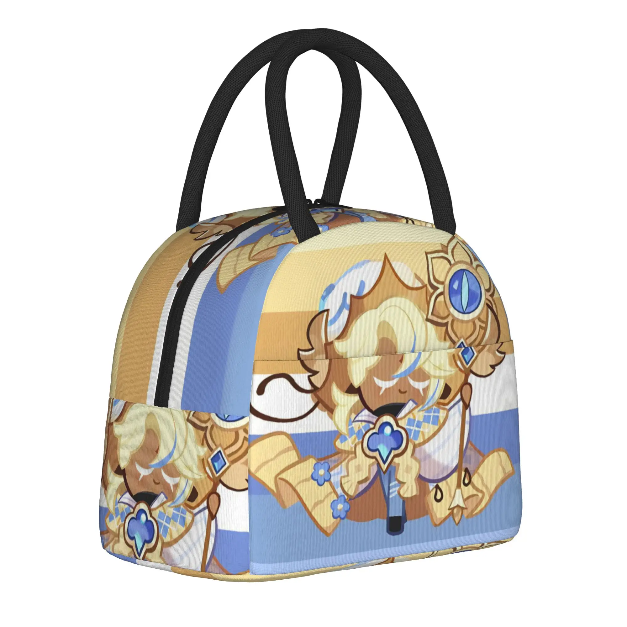Pure Vanilla Cookie  Insulated Lunch Bag Cooler Bag Meal Container Cookie Run Kingdoms Leakproof Lunch Box Tote Food Bag