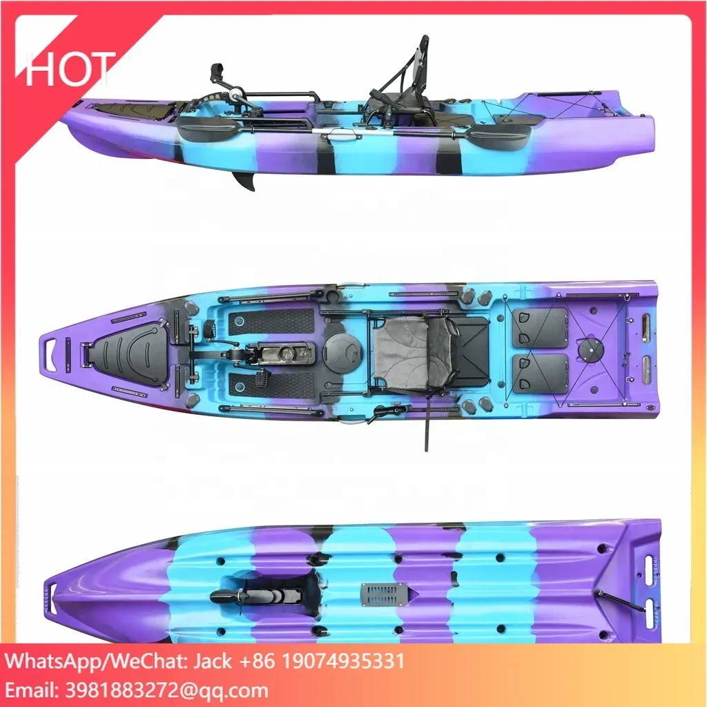 

Vicking Recreational Ocean Kayak Fishing Propeller Pedal Drive Kayak Electric Motor For Kayak Fishing With Lldpe Material