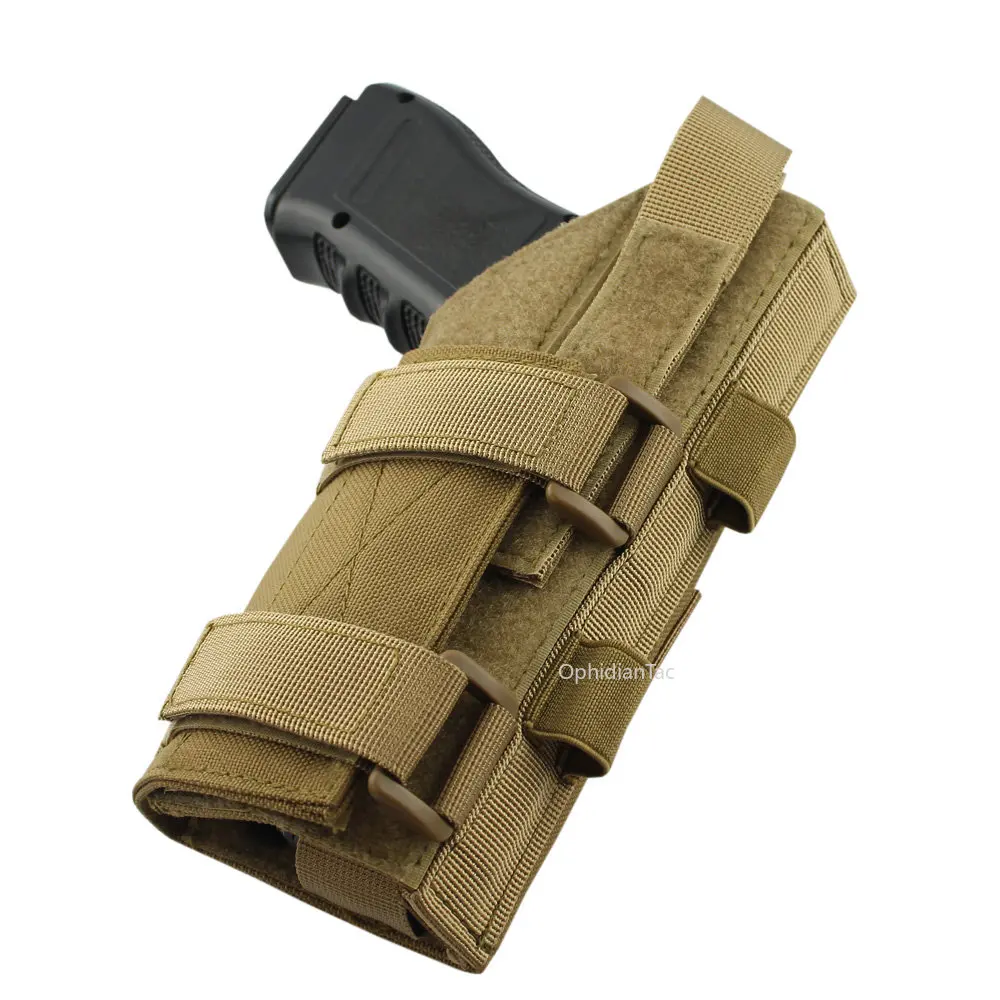 Kabura pistoletowa Ophidian Molle Modułowa kabura pistoletowa do strzelanek praworęcznych M9 1911 Glock 17 19 22 23 31 32 34 35