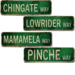 Vintage Pinche Way Street Sign Room Decor Men Sign Memamela For Bedroom Men Room Decor, Funny Wall Decor Mexican Wall Art