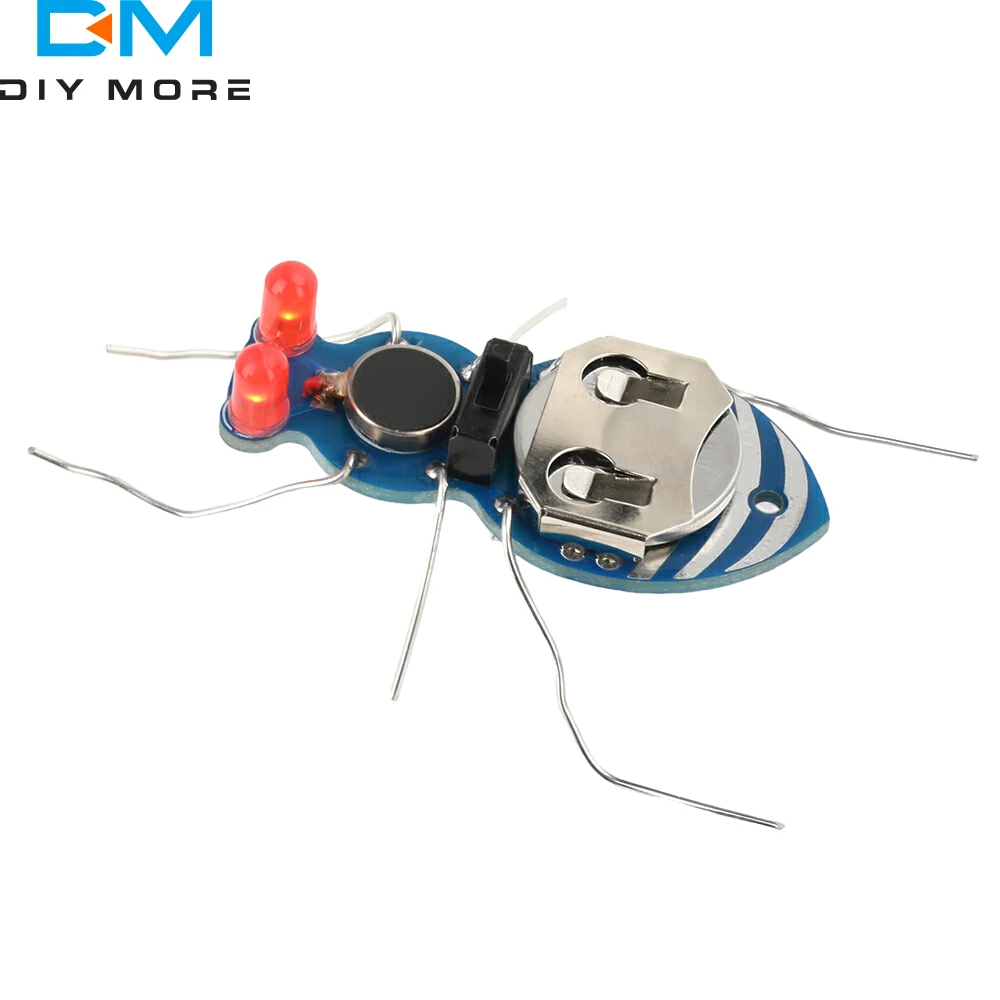 تدريب الطلاب DIY Kit Ant Soldering Kit DIY مشاريع الإلكترونيات LED ضوء المبتدئين تعلم مجموعة المرح الكهربائية #1