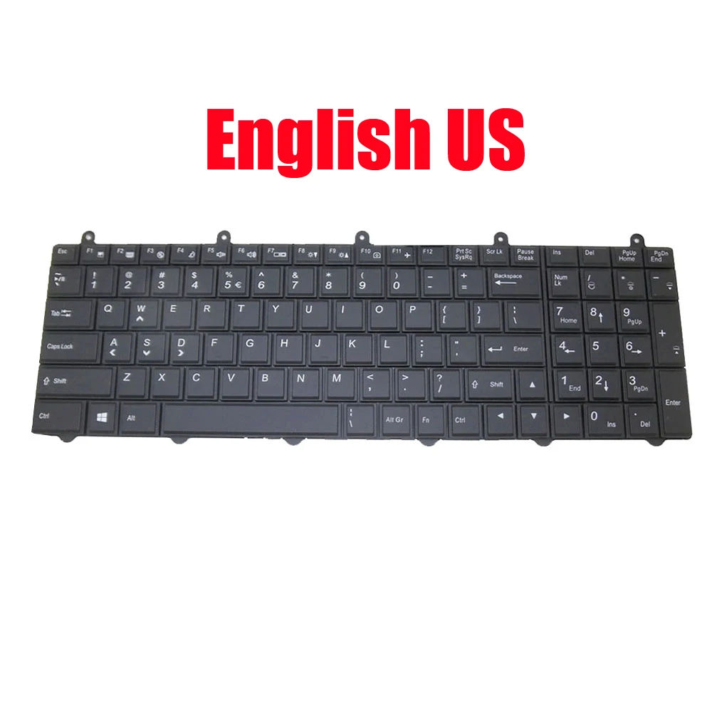 Laptop Keyboard For Eurocom X3 / X3 R2 / X5 / X5 R2 / P177SM P177SM-A P157SM P157SM-A English US Black With Backlit New