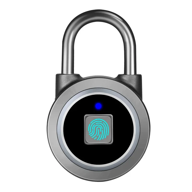 

Smart Bluetooth fingerprint padlock outdoor waterproof large electronic APP unlocking household locker anti-theft door lock