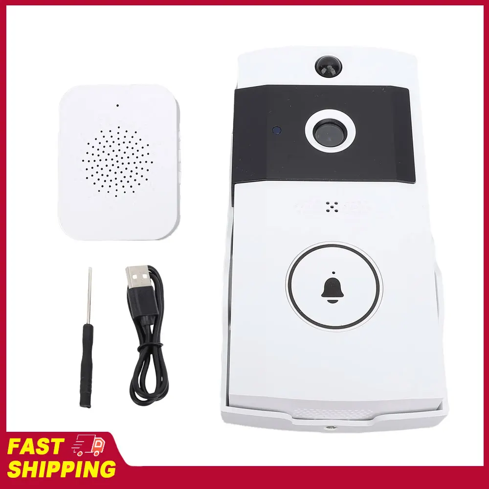 

Умный видеодомофон HD с широким углом обзора, двусторонней аудиосвязью, онлайн-видео и Wi-Fi 2.4 ГГц