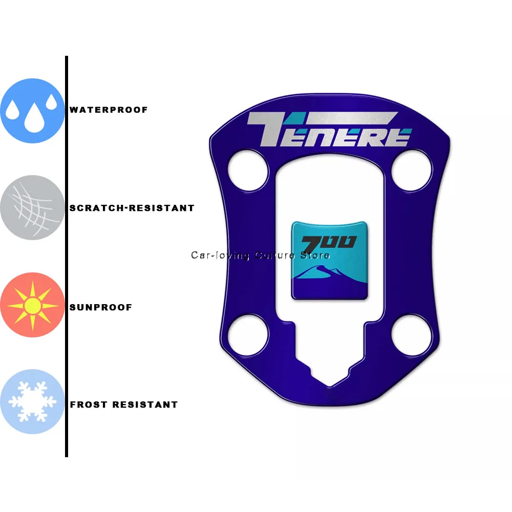 Stiker pelindung tahan air untuk Yamaha Tenere, stiker pelindung tahan air untuk Yamaha Tenere 700 2022 2023, stiker tutup tangki sepeda motor 3D