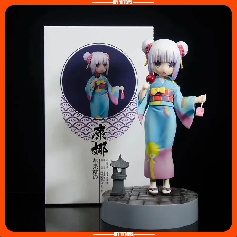 Kanna Kamui Miss Kobayashi's Dragon Maid Bathing Gown Edition 18cm Anime Figure Statue Model, Desktop Ornament Collection