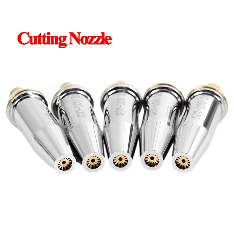 

5PC G07-30 100 300 Cutting Torch Split Propane Cutting Nozzle Stainless Steel Gas Liquefied Torch Cutting Torch Cutting Nozzle