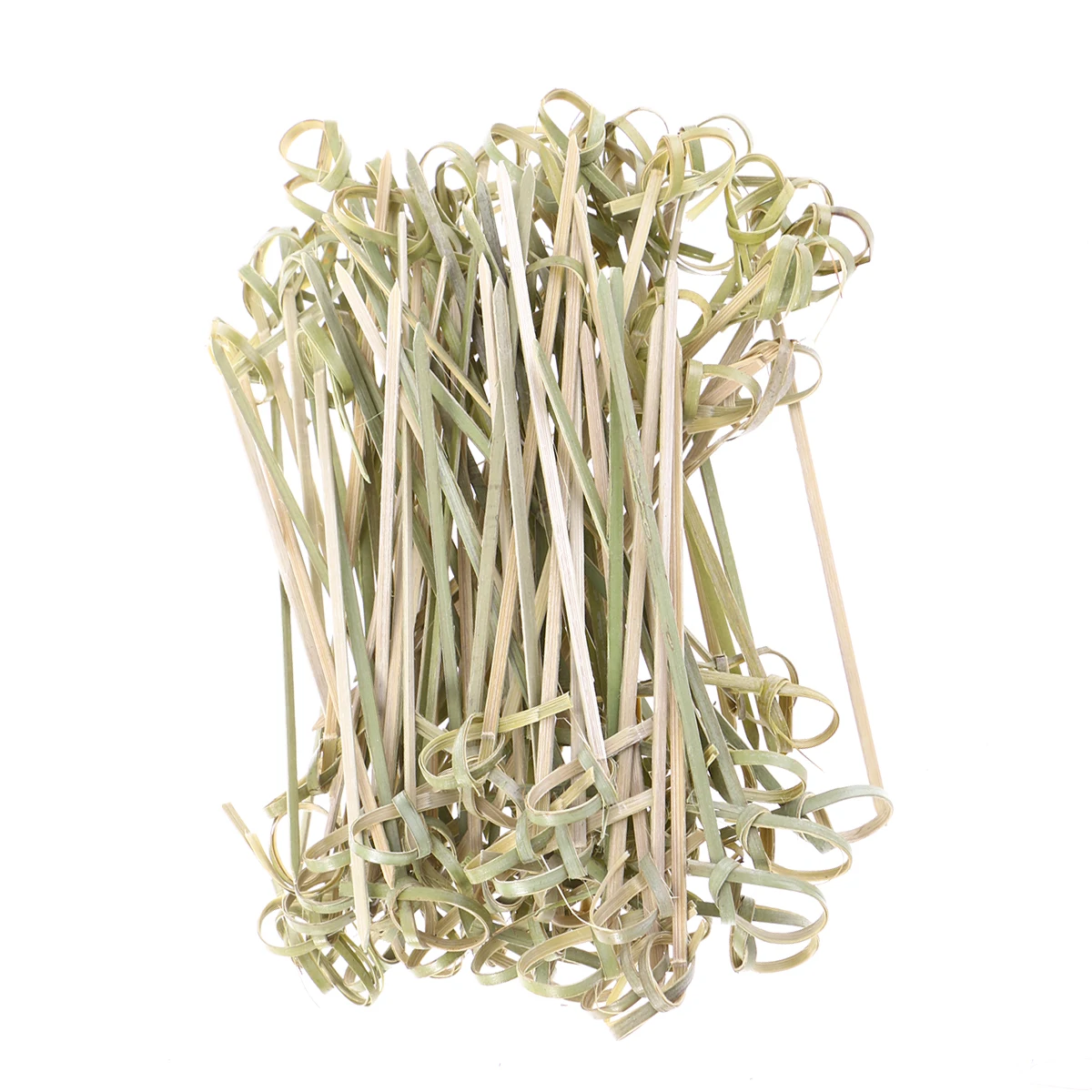 

100pcs Bamboo Picks Garnish Skewers Cocktail Fruit Stick Wooden Presentation Drink Bar Tools