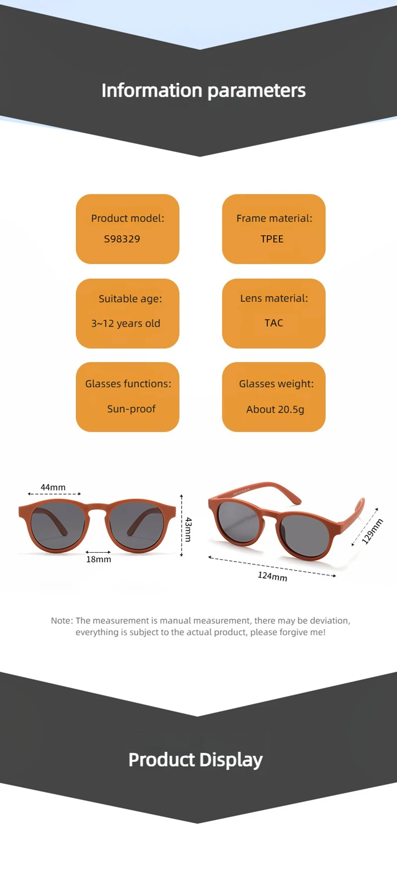 Neue Mode Runde Polarisierte Kinder Sonnenbrille Jungen Mädchen Leichte Silikon Sonnenschirm Outdoor Anti Glare Kinder Brille – Detail 6
