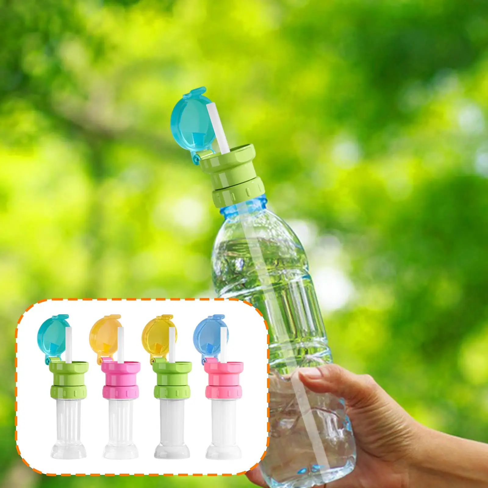 

Крышка-поильник для бутылки с водой, милая, для детей, простая в использовании, для сока, сменная, портативная, с откидной крышкой, для детей, непроливайка