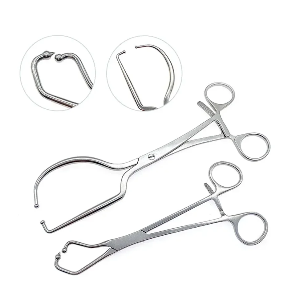 Plate Locking Forceps Orthopedic Instrument Half Ring Forceps With Ball