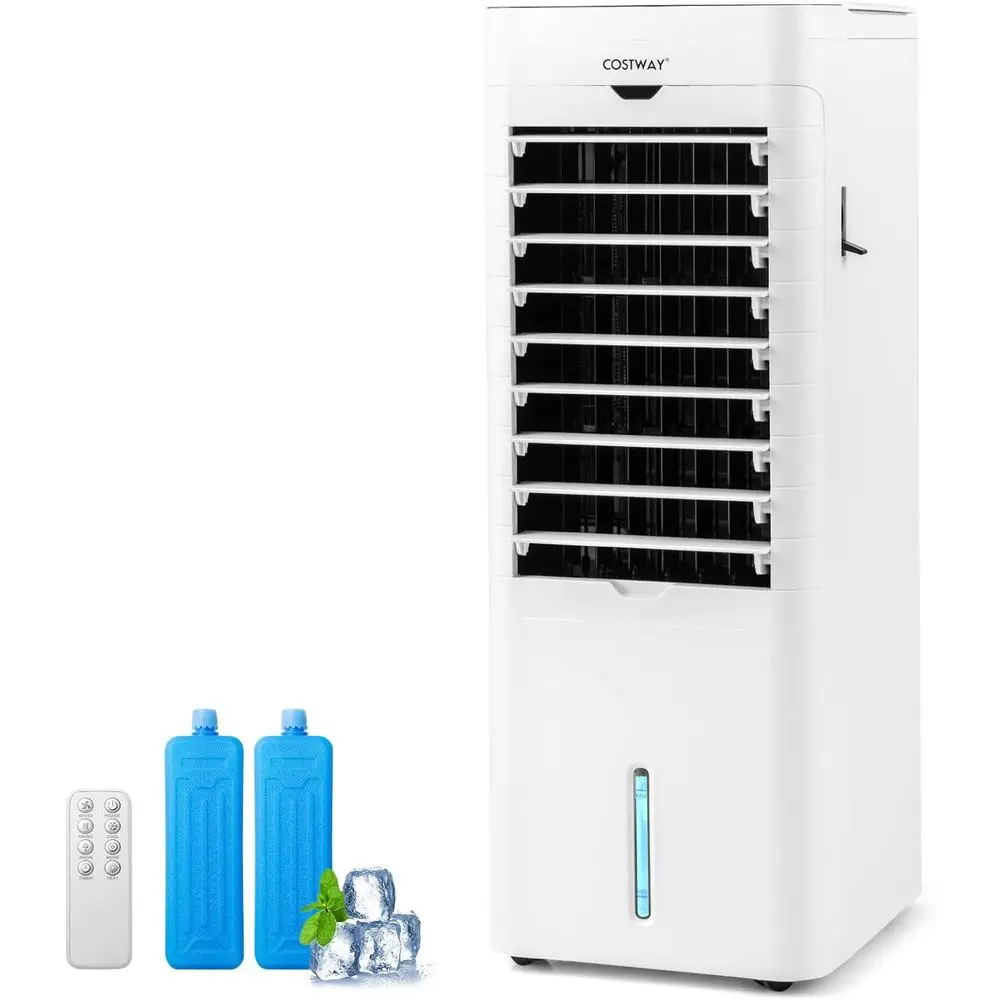 

Портативная система охлаждения и обогрева 3-в-1 с 3 скоростями, 12-часовым таймером, баком на 5,4 л и панелью управления