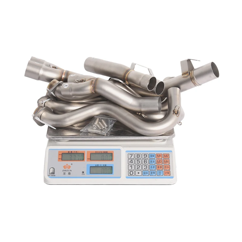 Motorrad-Auspuffanlage Komplett-System Vorderes Verbindungsrohr Schalldämpfer Edelstahl Für Suzuki GSXR600 GSXR750 2011-2026