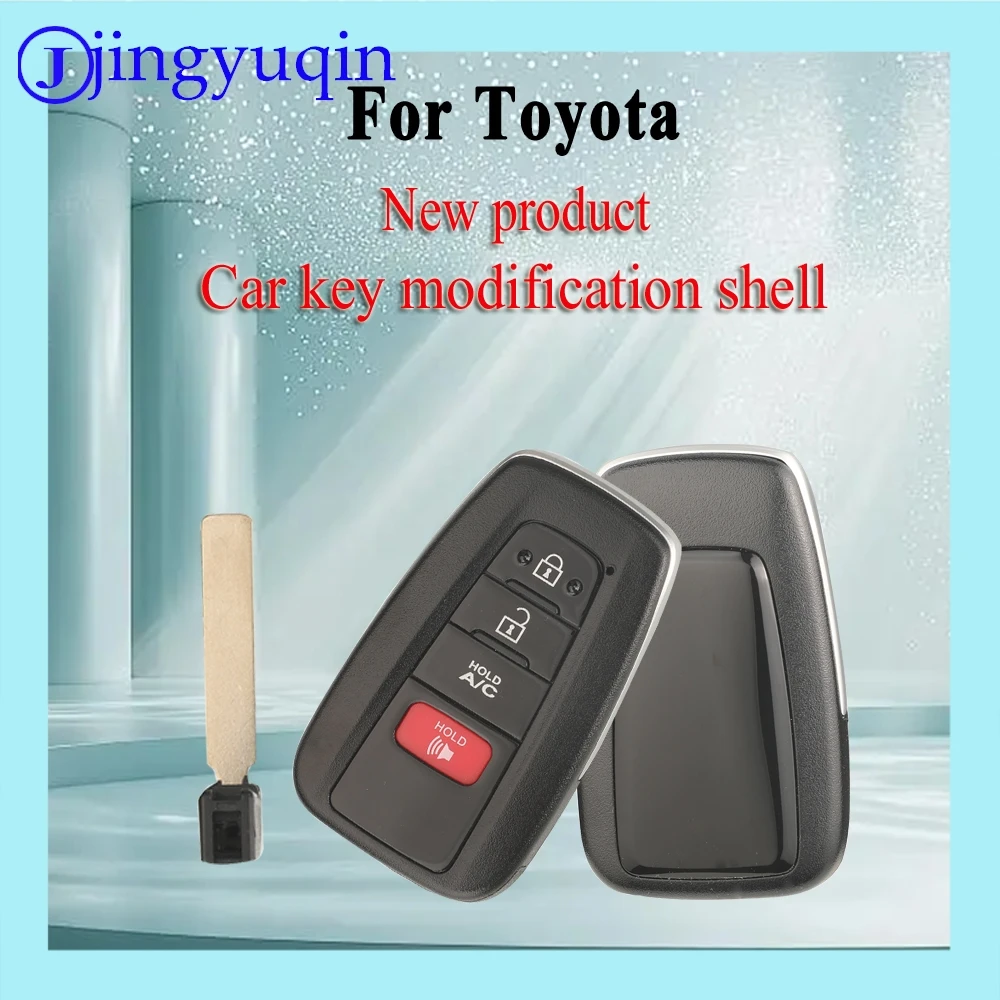 

Jingyuqin сменный чехол для дистанционного ключа автомобиля с 4 кнопками для Toyota 3 + 1 шт. (A/c) для корпуса vvdi