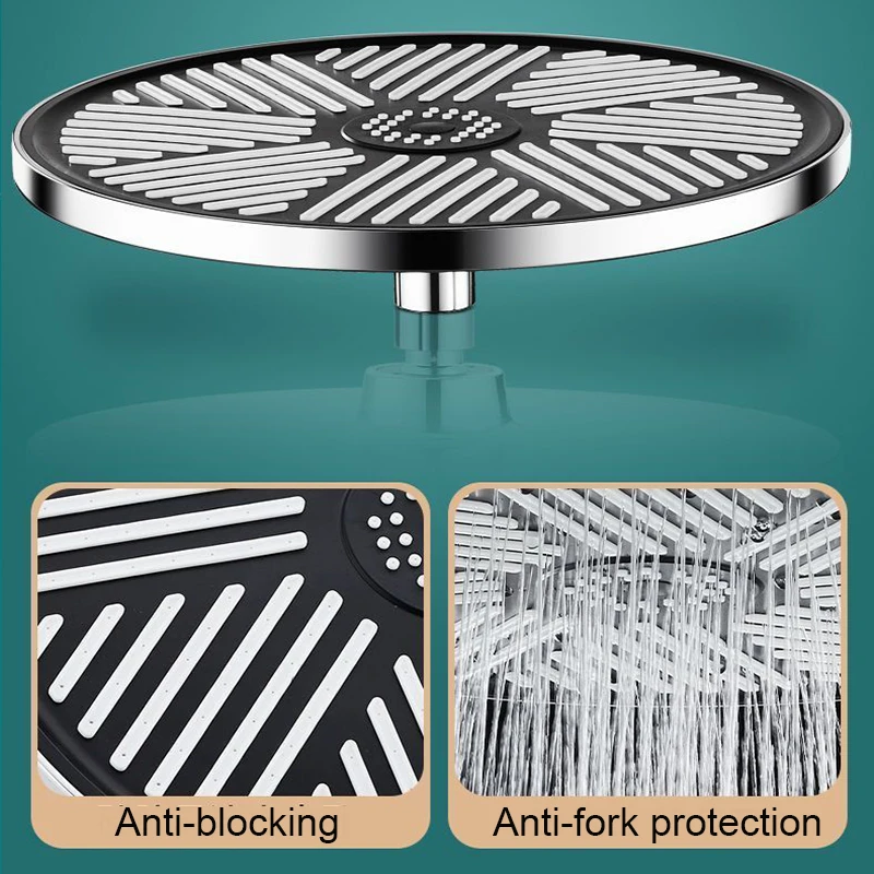 

10-дюймовая круглая высококачественная насадка для душа с распылителем лотоса, водопад, насадка для душа с дождевой насадкой, квадратный аксессуар для ванной комнаты