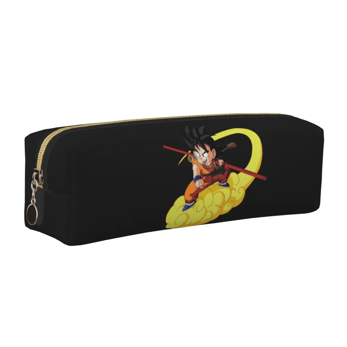 Estuche para lápices Goku con Nimbus Flying Dragon Ball, estuche clásico DBZ para bolígrafos, almacenamiento grande para niños, caja para lápices con cremallera escolar para estudiantes