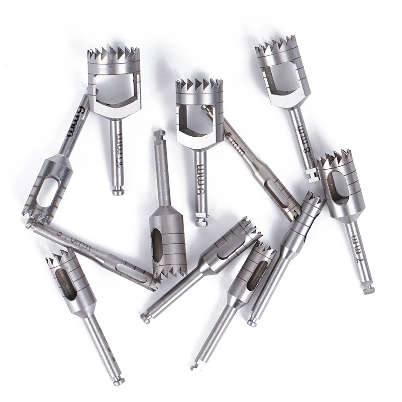 

1 шт. Стоматологический трепан для имплантации, сверло-фреза из нержавеющей стали для удаления корней зубов, инструмент для стоматологов