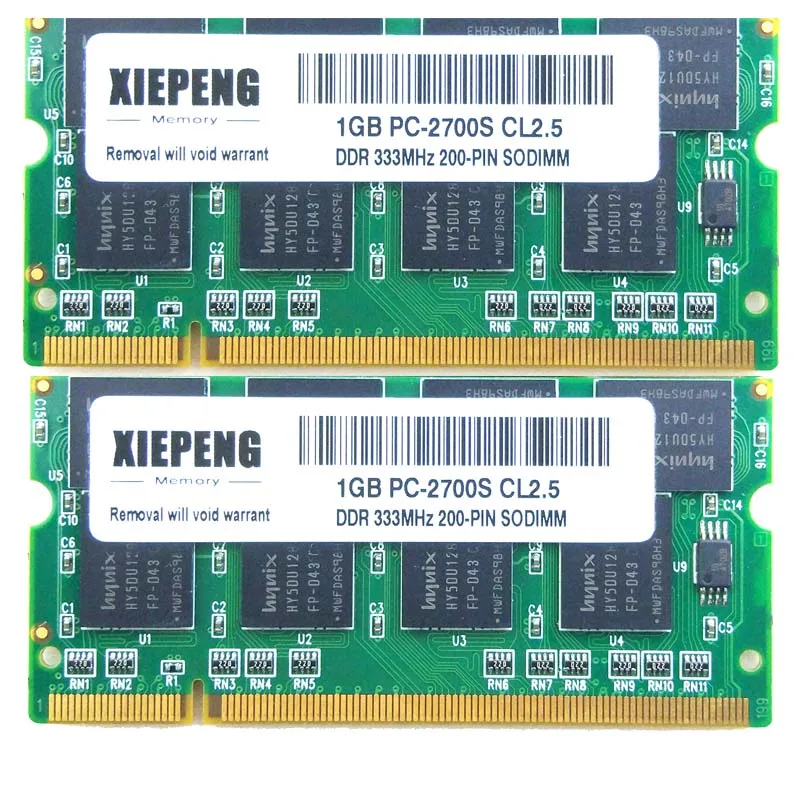 RAM 1GB DDR 333 PC2700S RAM 512MB DDR-333MHz Notebook Memory for PowerBook5,5 PowerBook5,6 PowerBook 5,7 M9676LL M9677L M9689LL