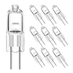Lot d'ampoules halogènes G4, 12V, 5W, 10W, 20W, 35W, 50W, lumière, globe, JC, bi-pin, lampe LED, blanc chaud, remplacer la lampe LED, 10 pièces