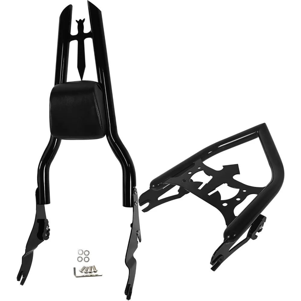 

Detachable Passenger Backrest Sissy Bar With Luggage Rack for Harley Touring Road King Street Glide Road Glide Electra Glide 201