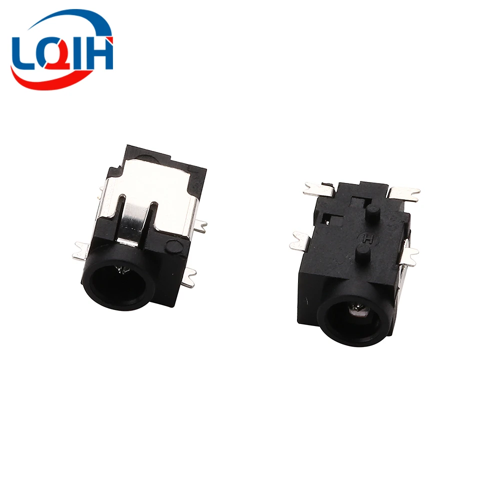 

10PCS DC-031A 3.5x1.1mm 4Pin SMT SMD DC Power Jack Socket 3.5*1.3mm DC Connectors Panel Mount Jack Plug Adapter Connectors