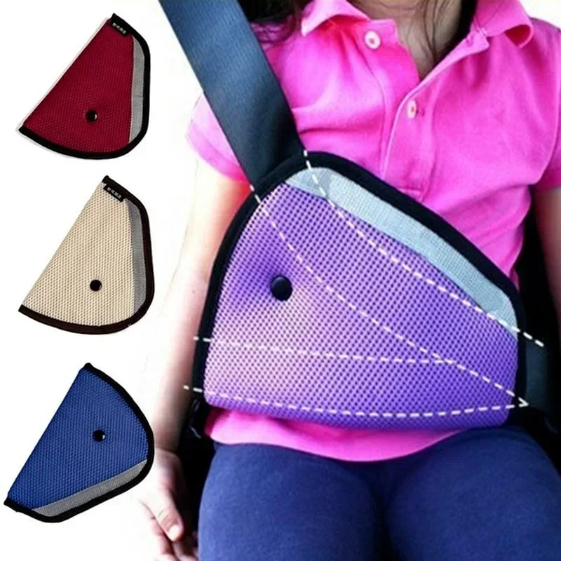 Kids Car Seat Belt Adjuster Baby Safety Triangle Sturdy Protection Device Comfortable Intimate Accessories for Carriages