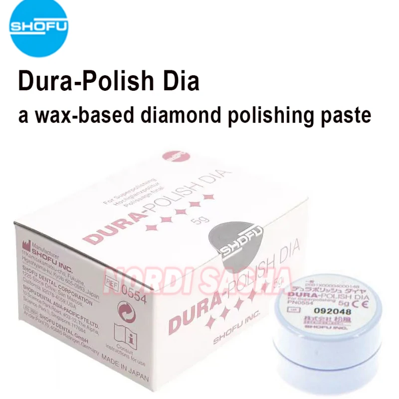 5g SHOFU DURA Polish DIA a wax-Based Diamond Polishing Paste Dental Porcelain Tooth Grinding and  Polishing Paste Materials