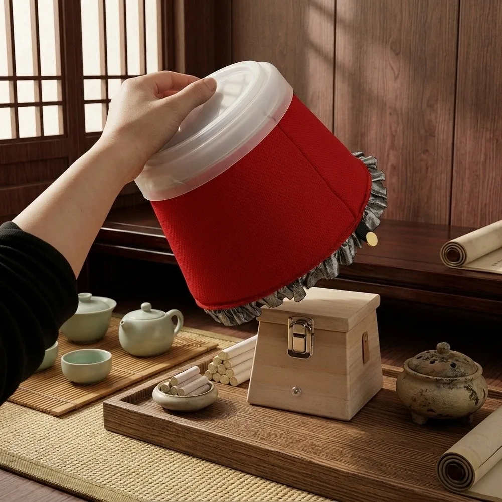 For Smoke-free Treatment Rooms Red Moxibustion Smoke Cover Activated Carbon Filter Advanced Filtration Technology