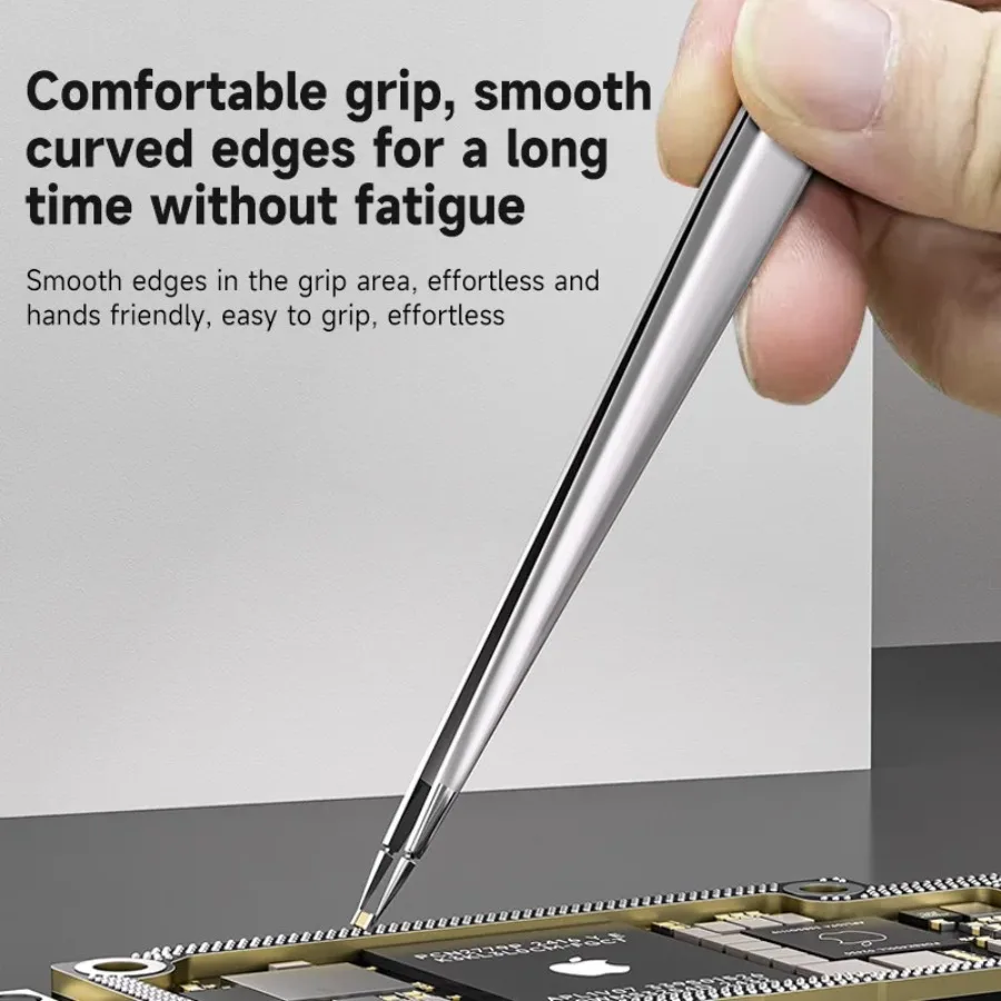 XZZ SS-11A/SS-11B 0.01MM Hand-Polished Stainless Steel 3D Tweezers for Mobile Phone Repair Mainboard Flying Wires Clamping Tools