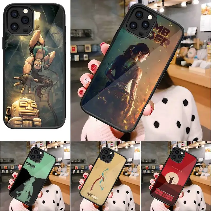 Tomb Raider Phone Case PC+TPU Design For Samsung Galaxy S22 S10 S21 S20 S30 Plus Ultra Note 10 Pro 20 Back Cover