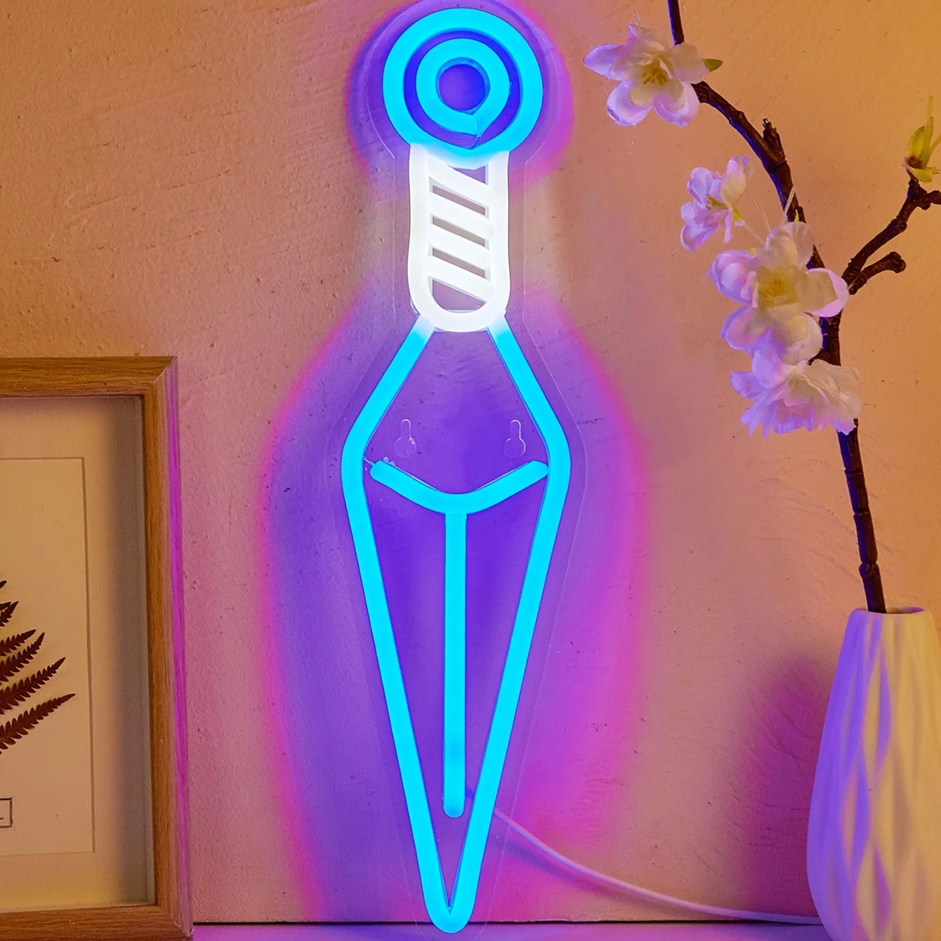 Ninja Weapon LED Neon Sign - Vibrant Wall & Table Decor - USB Powered Light for Bedroom- Instant Ambiance Creator