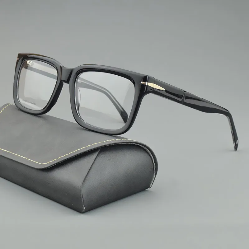 نظارات الموضة الرجال النظارات مصمم مربع العدسات البصرية للنساء إطارات النظارات مكافحة الضوء الأزرق مشهد قصر النظر 7697 #4